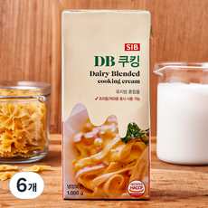 SIB선인 DB 쿠킹크림, 1kg, 6개