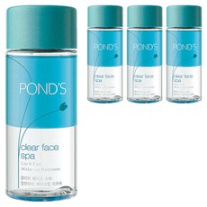폰즈 클리어 훼이스 스파립앤아이 메이크업 리무버, 120ml, 4개