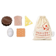 clochette 木材切割麵包店 5 件套，, 混色