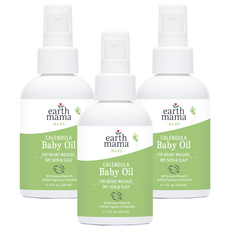 얼스마마 카렌듈라 베이비오일, 120ml, 3개