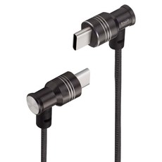 E-books Type-C to C超高速100W PD充電傳輸線 XA14 E-IPD218, 120cm, 1條, 黑色