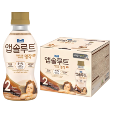 앱솔루트 명작 2FL 액상 분유 2단계 240ml + 니플 1p, 6개