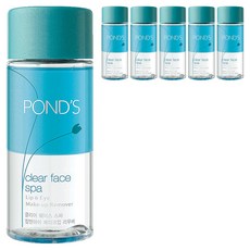 폰즈 클리어 훼이스 스파립앤아이 메이크업 리무버, 120ml, 6개