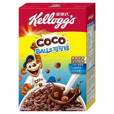 家樂氏 COCO 可可猴 可可球 含多種維生素 穀物脆片, 170g, 1盒