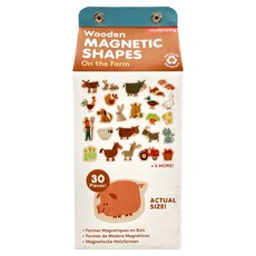 mudpuppy 木質磁鐵組 農場組, 30片裝, 1盒