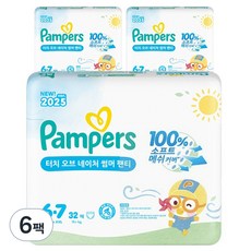 Pampers 幫寶適 Touch Of Nature夏季褲型尿布, 第6階段, 192片