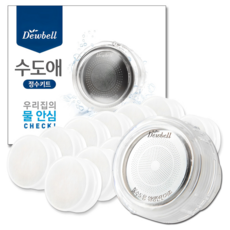 Dewbell Sudoae 水龍頭淨水過濾器 + 12入補充濾芯組, 1套