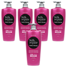 엘라스틴 퍼펙트 샤이닝 골드실크 컨디셔너 실크리페어, 1.2L, 5개