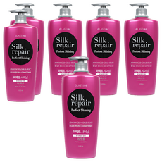 엘라스틴 퍼펙트 샤이닝 골드실크 컨디셔너 실크리페어, 1.2L, 6개