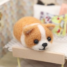 ARTJOY DIY 羊毛氈套組, 吐司狗狗, 1個