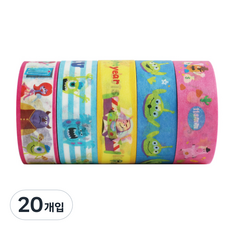 금홍팬시 디즈니 픽사 마스킹테이프 15mm x 6m, 20개입