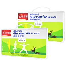 天地合補 葡萄糖胺飲禮盒，含龜鹿雙寶，深海鯊魚軟骨，補充關鍵成分, 12罐, 60ml, 2盒