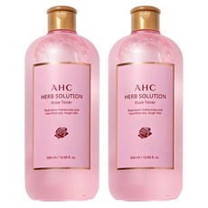 AHC 草本玫瑰化妝水, 500ml, 2瓶