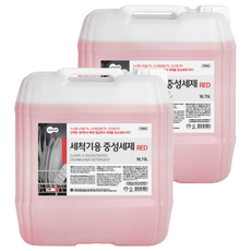 세제몰 식기세척기용 중성세제 RED, 18.75L, 2개