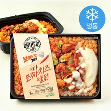 아워홈 온더고 리얼 통 모짜치즈 & 불닭 (냉동), 290g, 4개
