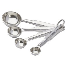 de Buyer 畢耶 不鏽鋼量匙 4入套組 (1/2.5/5/15ml), 1組