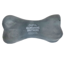 MANDARINE BROTHERS 食品級矽膠骨頭發聲玩具 灰色, 10 x 30 x 50cm, 1個