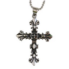 NOID-B 鋼製十字架造型項鍊