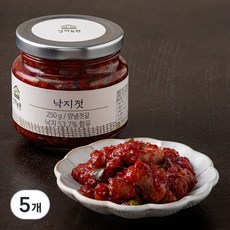 상하농원 낙지젓, 250g, 5개