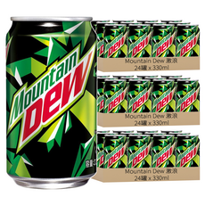 Mountain Dew 激浪 汽水, 330ml, 72罐