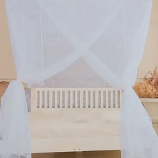 C.G.&C. S.M.C. 凱蕾絲帝 加高可站立 開3門針織蚊帳 台灣製造, 粉藍色