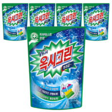 Oxy Clean 粉末漂白劑, 1.4kg, 5包