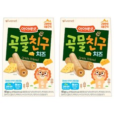 韓國 ivenet 穀物棒棒 9個月以上 8支入, 起司, 40g, 2盒