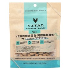 VITAL ESSENTIALS 凍乾 貓零食, 新鮮鮭魚, 31.2g, 1包