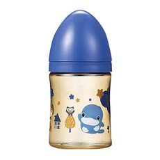 KU.KU Duckbill 酷咕鴨 星燦PPSU寬口奶瓶 安全無毒不含雙酚A, 藍色, 160ml, 1個
