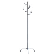 AMOS 十字底仙人掌衣帽架，穩固不搖晃，冬季厚外套也能安心掛置, 灰色