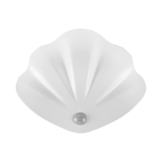 aibo 簡約貝殼 充電磁吸式 LED 感應燈/壁燈, 白色 + 三色光