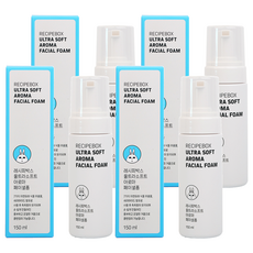 recipebox 韓兔 孩童用超棉柔潔面慕斯, 150ml, 4瓶