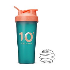 10도씨 블렌딩 쉐이커 보틀 + 블랜더볼, 틸그린, 600ml, 1개