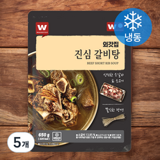 외갓집 진심 갈비탕 (냉동), 650g, 5개