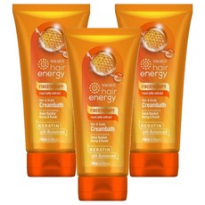 MAKARIZO 滋養護髮霜 03蜂王漿, 角蛋白 pH平衡, 適用於乾燥和受損髮質, 200ml, 3瓶