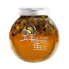 Mr.HONEY 蜂蜜先生 蜂蜜漬百香果 嚴選台灣在地百香果 成分簡單不含糖, 240g, 1罐