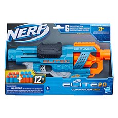 Hasbro 孩之寶 NERF 樂活打擊 菁英系列 玩具槍, 指揮官 RD 6, 1組