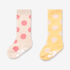 HI BABY CLUB 點點印花及膝襪 2雙