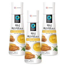청정원 허니 머스타드 소스, 320g, 3개
