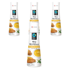 청정원 허니 머스타드 소스, 320g, 4개