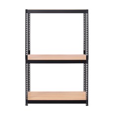 스피드랙 V2 선반 3단 1100 x 400 x 1800 mm, 블랙(앵글)