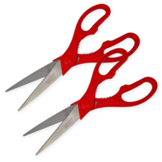 多用途廚房Sense 1號不鏽鋼剪刀, 2個, 紅色