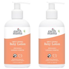 [쿠팡수입] 얼스마마 스위트 오렌지 베이비 로션, 240ml, 2개