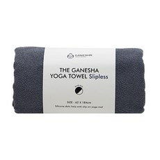 Ganesha Yoga Props 防滑瑜珈墊巾, 1個, 藍灰色