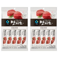 청정원 맛선생 한우 (스틱), 80g, 2개