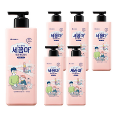 세균아꼼짝마 온더바디 핸드워시 파우더향, 480ml, 6개