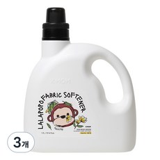 케이맘 랄라포포 유아용 섬유유연제 목련향, 3개, 1.7L