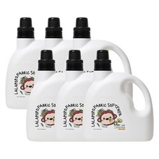 케이맘 랄라포포 유아용 섬유유연제 목련향, 6개, 1.7L