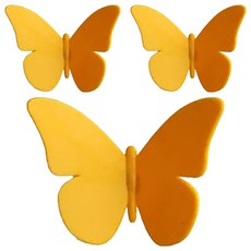 QUALy Butterfly Magnet 翩翩飛舞磁鐵 3個, 顏色隨機