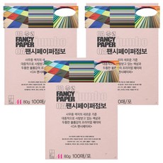 두성 OA팬시페이퍼점보 인쇄 용지 80g 연분홍색, A4, 300개